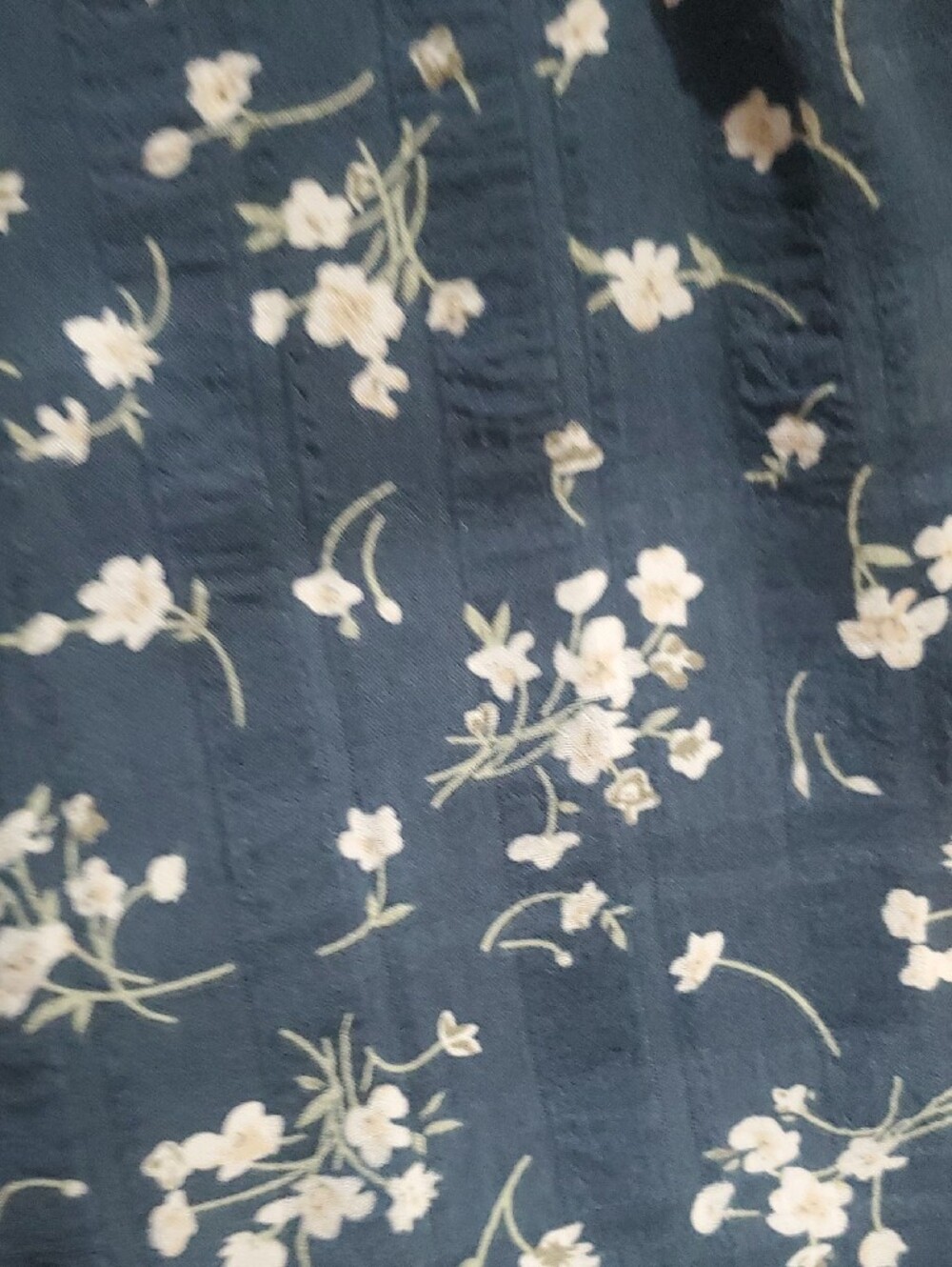 Dizzy Lizzy Navy Blue Floral Ruffle Dress - Picture 6 of 7